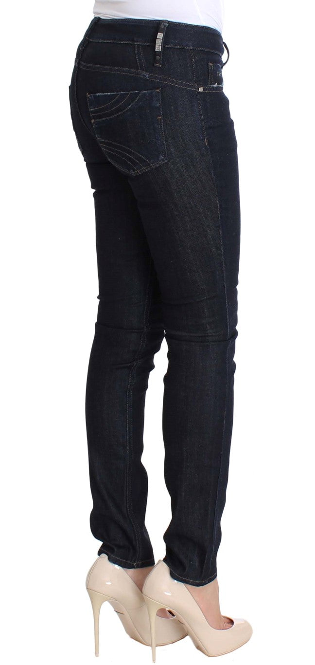 Costume National Chic Slim Fit Skinny Blue Jeans Costume National