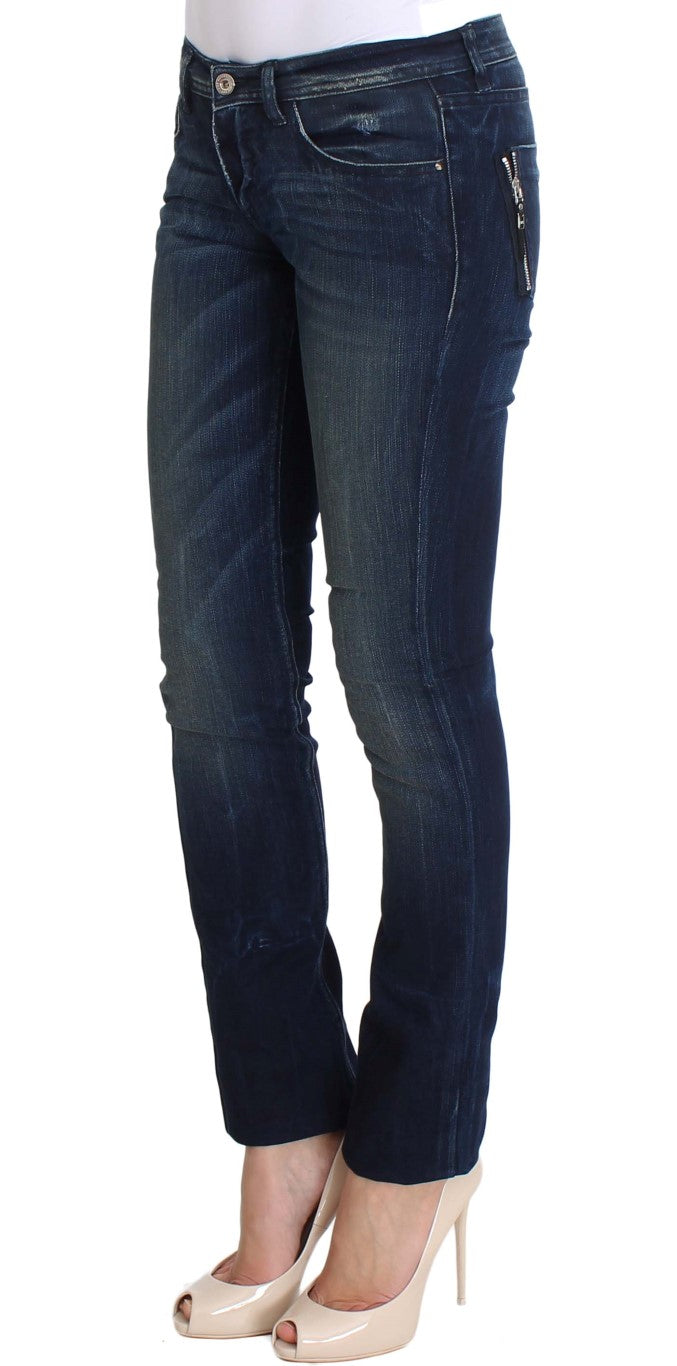 Costume National Chic Slim Fit Skinny Blue Jeans Costume National