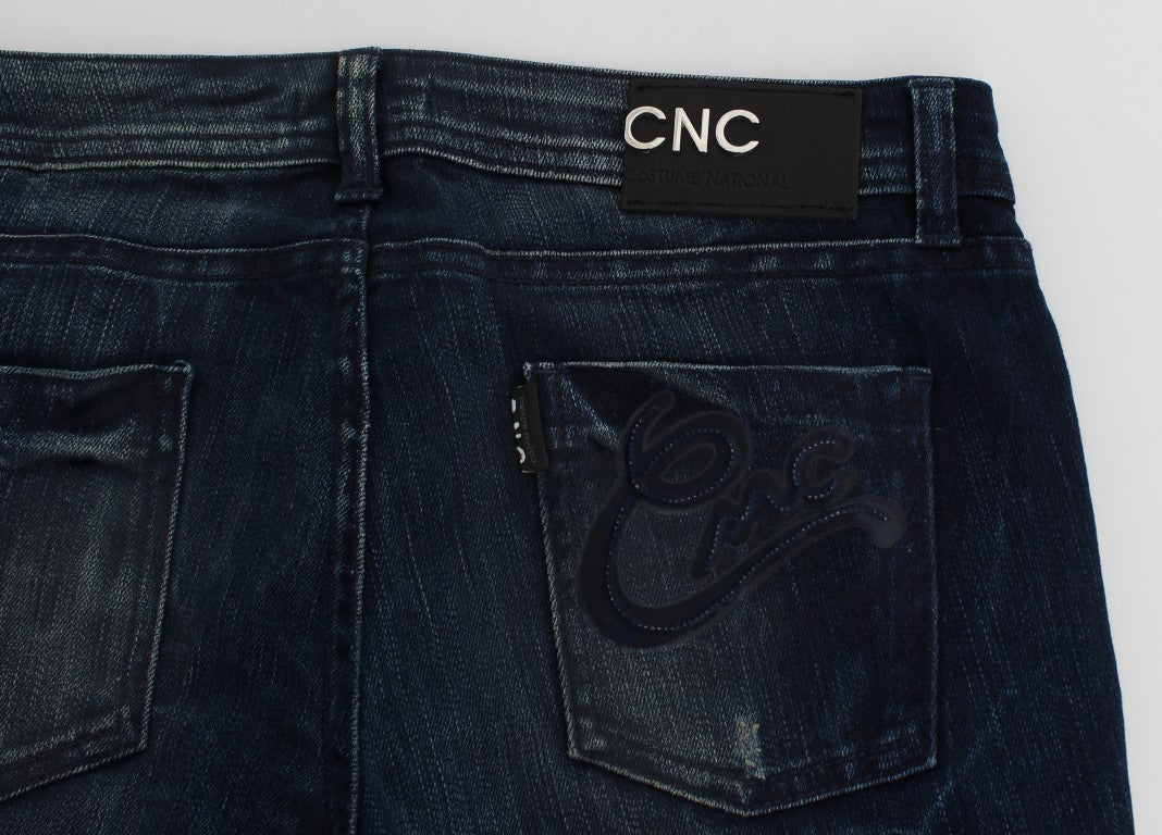 Costume National Chic Slim Fit Skinny Blue Jeans Costume National