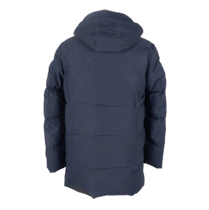 Emilio Romanelli Sleek Blue Men's Hooded Jacket Emilio Romanelli