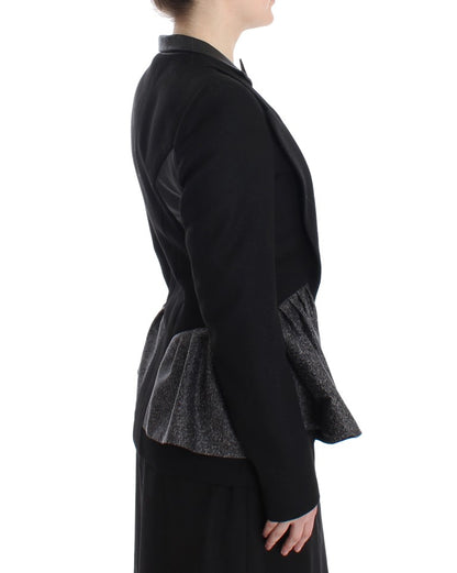 KAALE SUKTAE Elegant Monochrome Zippered Blazer Jacket KAALE SUKTAE