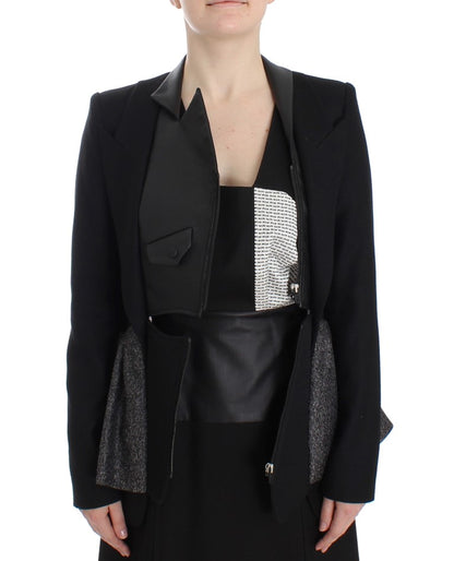 KAALE SUKTAE Elegant Monochrome Zippered Blazer Jacket KAALE SUKTAE