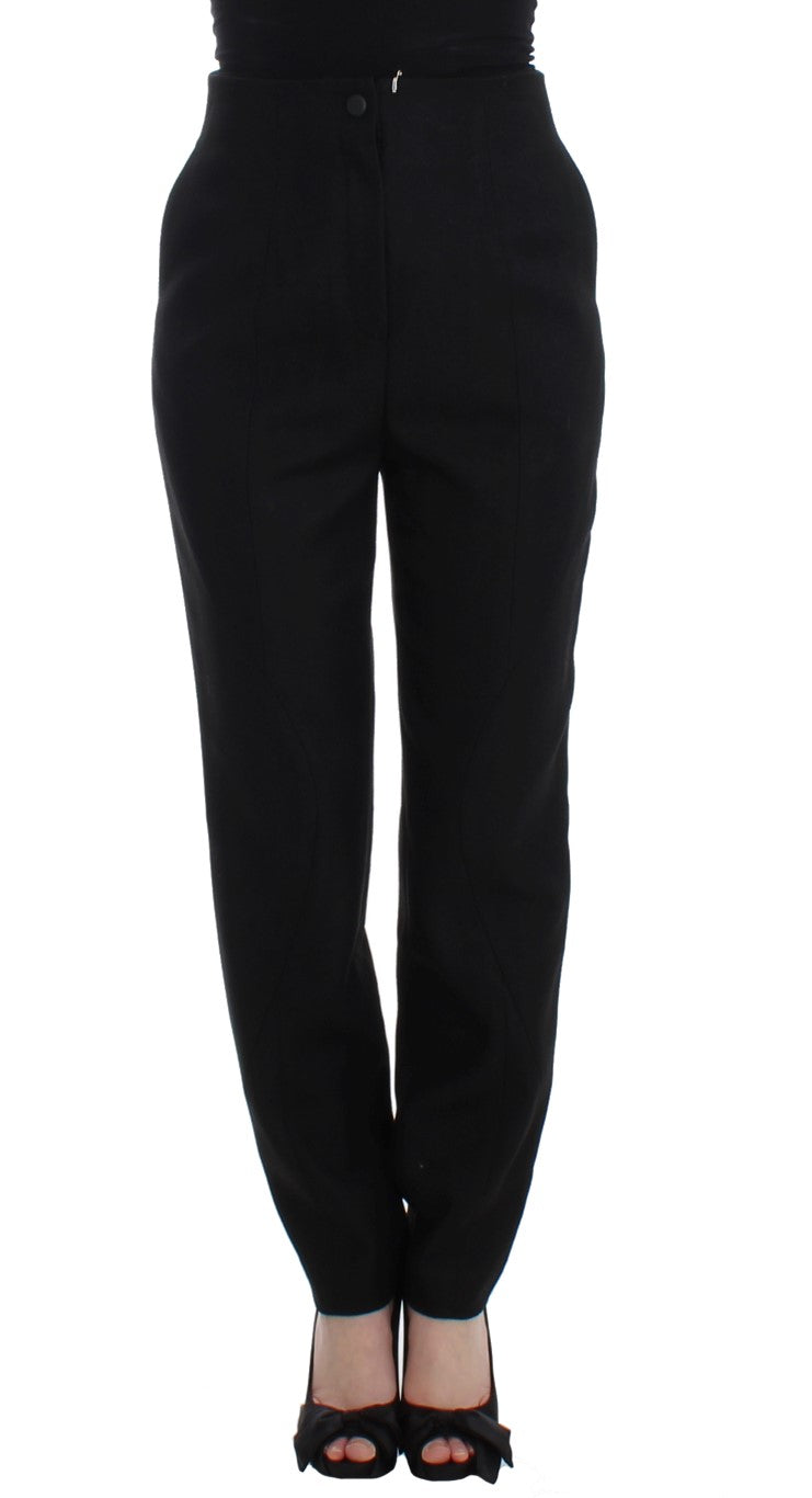 KAALE SUKTAE Elegant High-Waist Black Pants KAALE SUKTAE