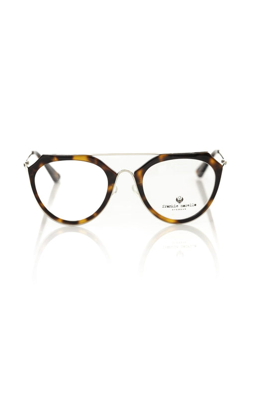 Frankie Morello Brown Acetate Women Frame Frankie Morello