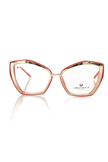 Frankie Morello Red Acetate Women Frame Frankie Morello