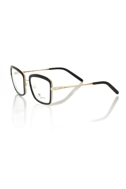 Frankie Morello Black Metallic Women's Eyeglass Frame Frankie Morello