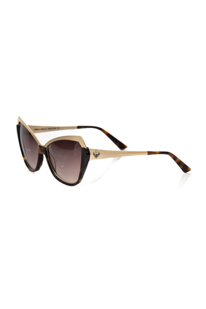 Frankie Morello Black Acetate Women's Sunglass Frankie Morello