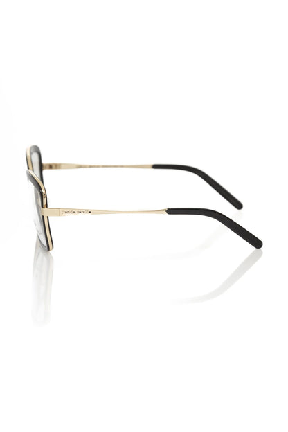 Frankie Morello Black Metallic Women's Eyeglass Frame Frankie Morello