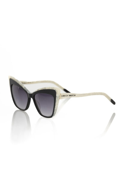 Frankie Morello Black Acetate Women's Sunglass Frankie Morello