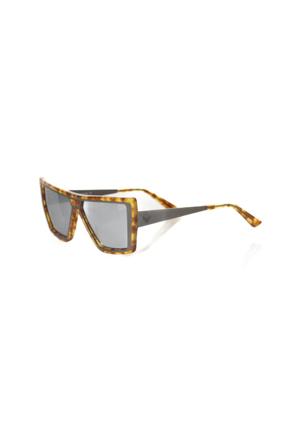 Frankie Morello Brown Acetate Women Sunglass Frankie Morello