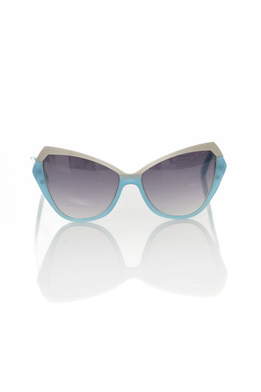 Frankie Morello Light Blue Acetate Women Sunglass Frankie Morello