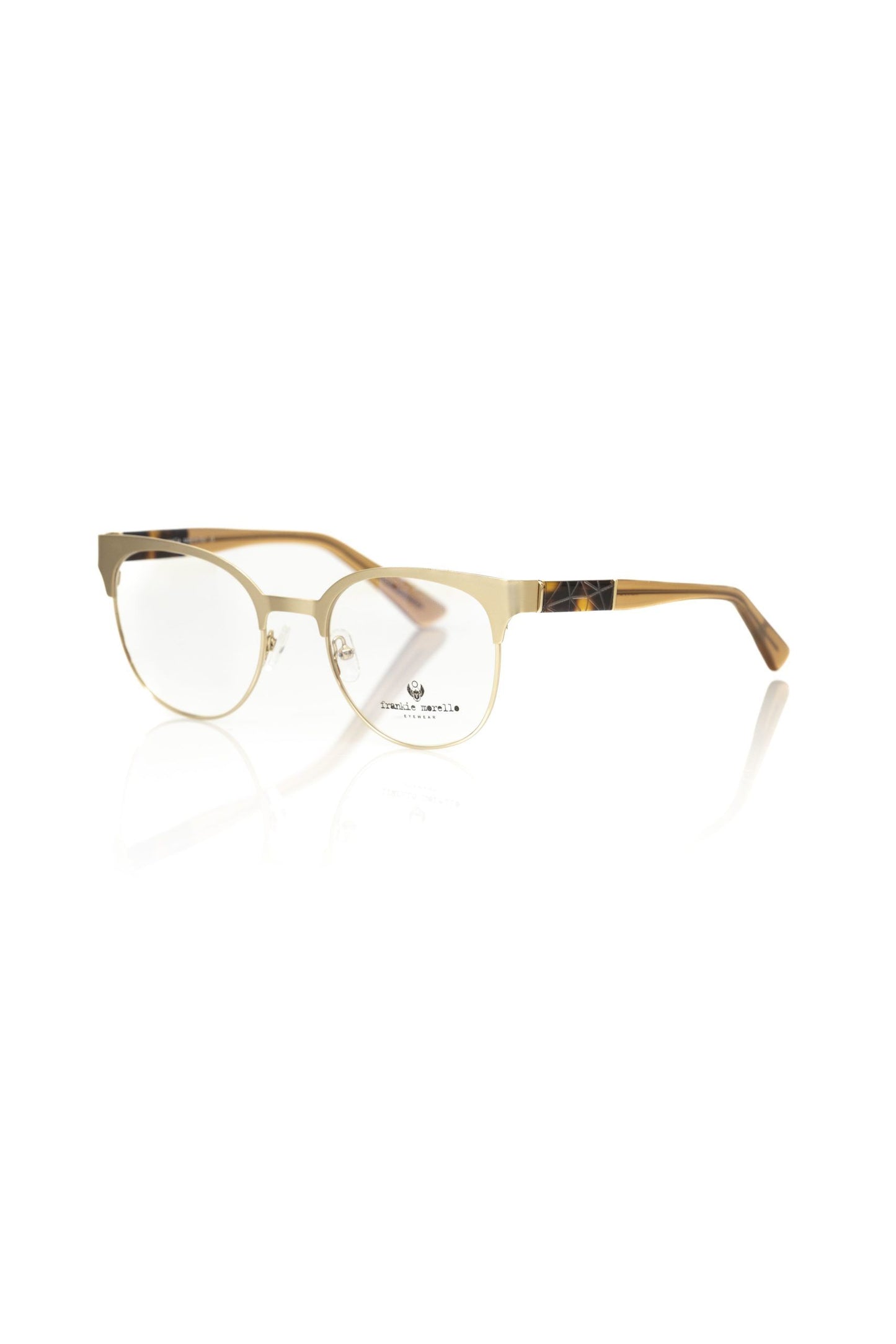 Frankie Morello Gold Acetate Women Frame Frankie Morello