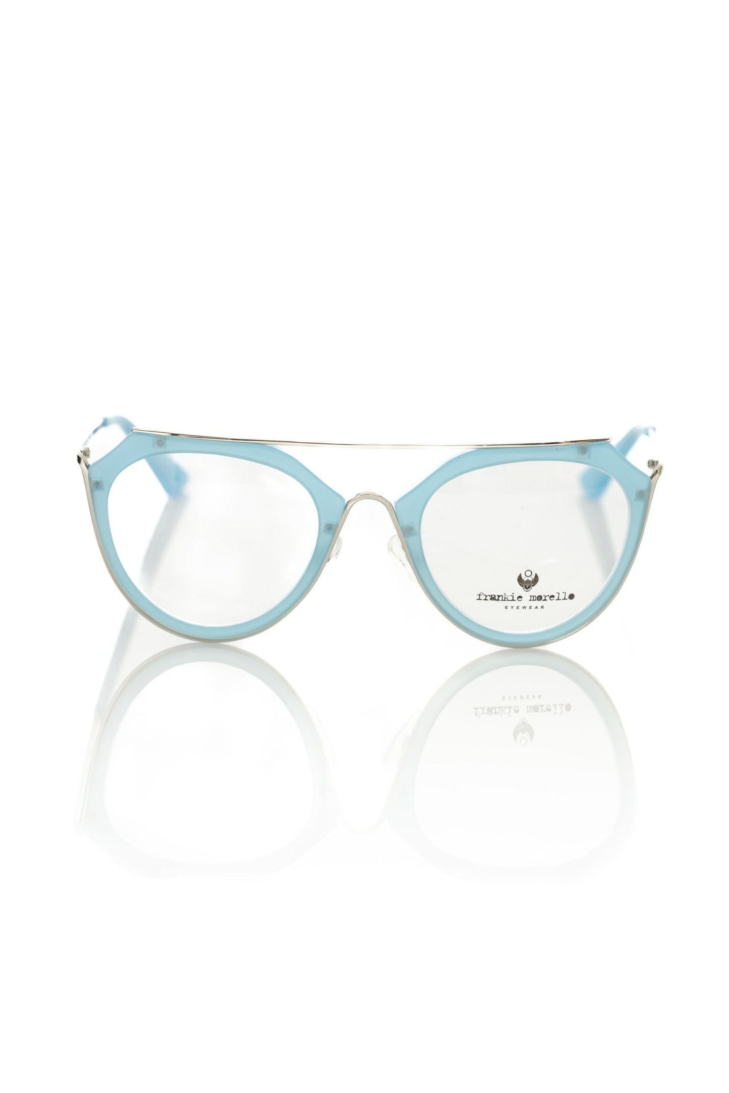 Frankie Morello Light Blue Acetate Women Frame Frankie Morello