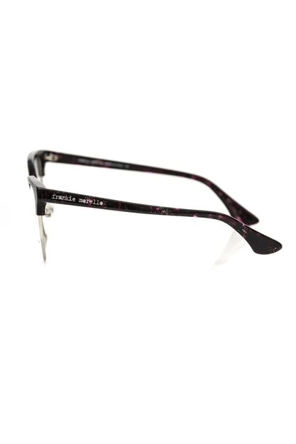 Frankie Morello Burgundy Metallic Fibre Women Frame Frankie Morello