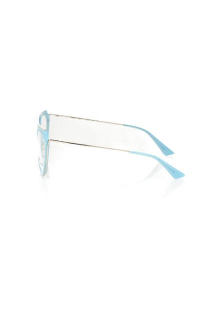 Frankie Morello Light Blue Acetate Women Frame Frankie Morello