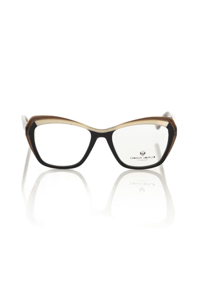 Frankie Morello Black Acetate Women Frame Frankie Morello