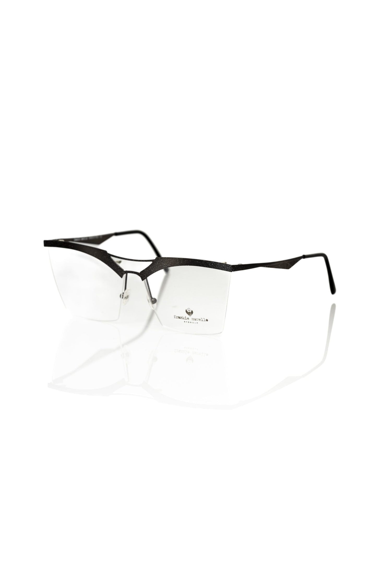 Frankie Morello Black Metallic Women Frame Frankie Morello