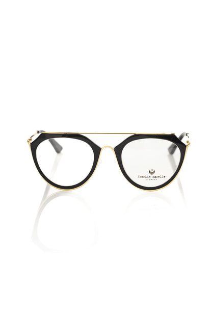 Frankie Morello Black Acetate Women Frame Frankie Morello