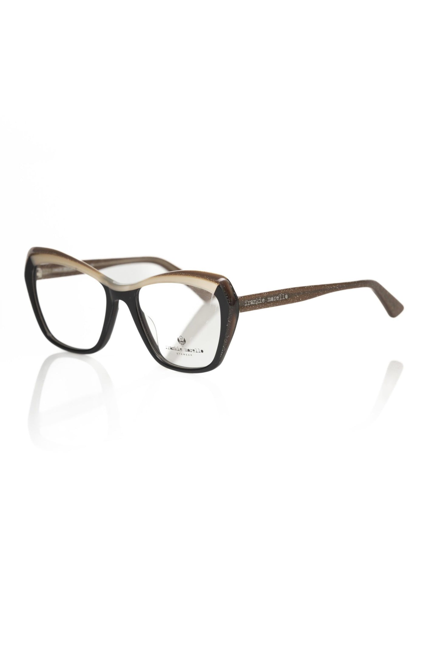 Frankie Morello Black Acetate Women Frame Frankie Morello