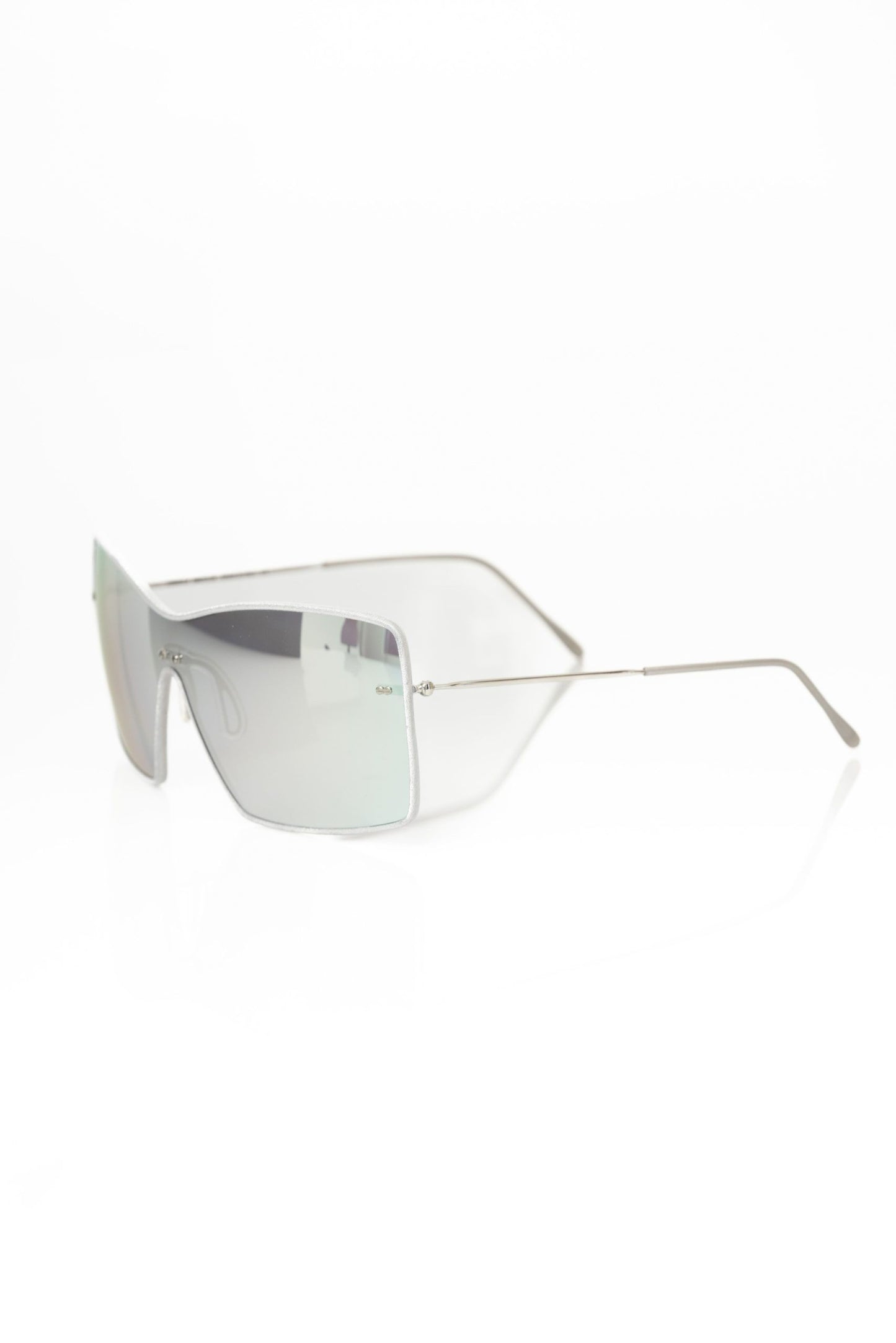 Frankie Morello Silver Metallic Women Sunglass Frankie Morello