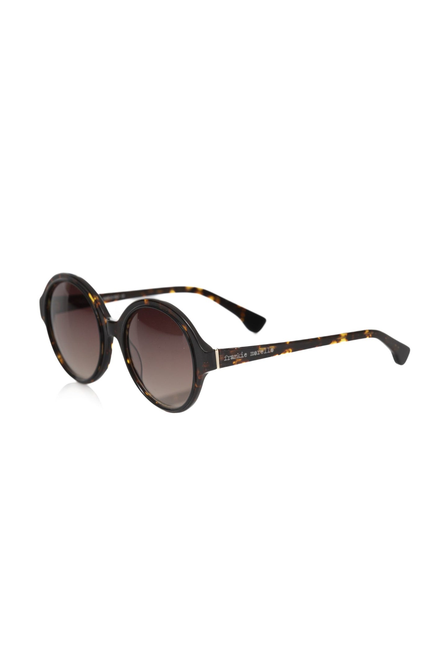 Frankie Morello Black Acetate Women Sunglass Frankie Morello