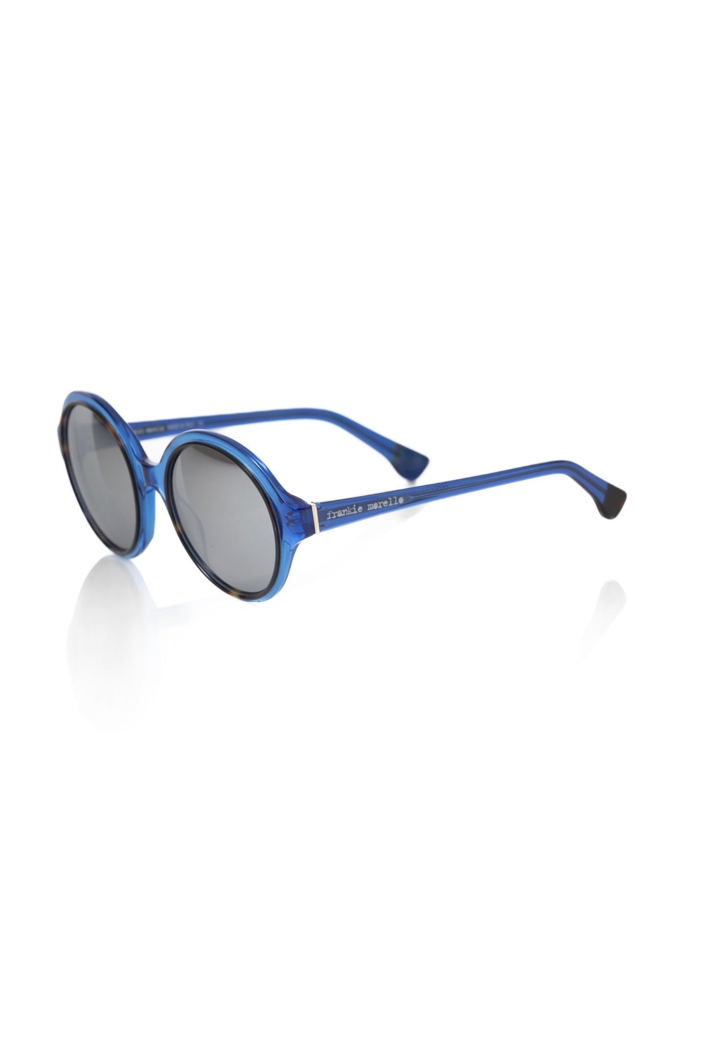 Frankie Morello Blue Acetate Women Sunglasses Frankie Morello