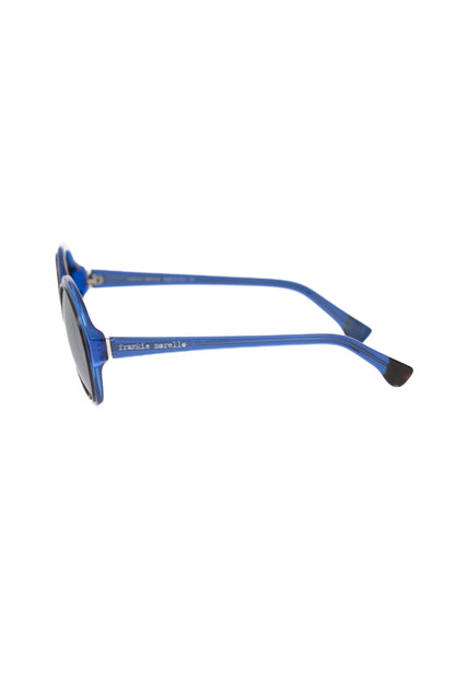 Frankie Morello Blue Acetate Women Sunglasses Frankie Morello