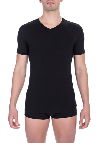 Bikkembergs Black Cotton Men T-Shirt Bikkembergs