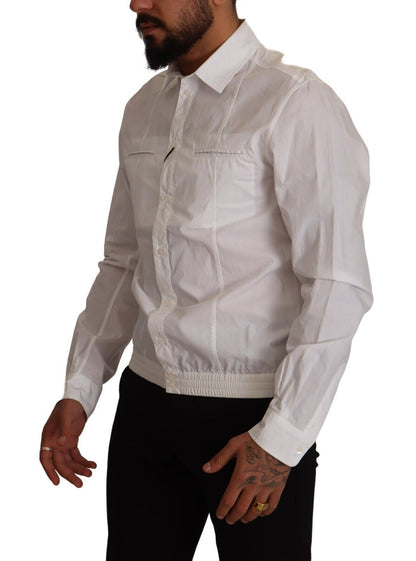 Dolce & Gabbana Elegant Italian White Cotton Shirt Dolce & Gabbana