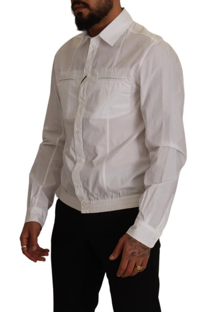 Dolce & Gabbana Elegant Italian White Cotton Shirt Dolce & Gabbana