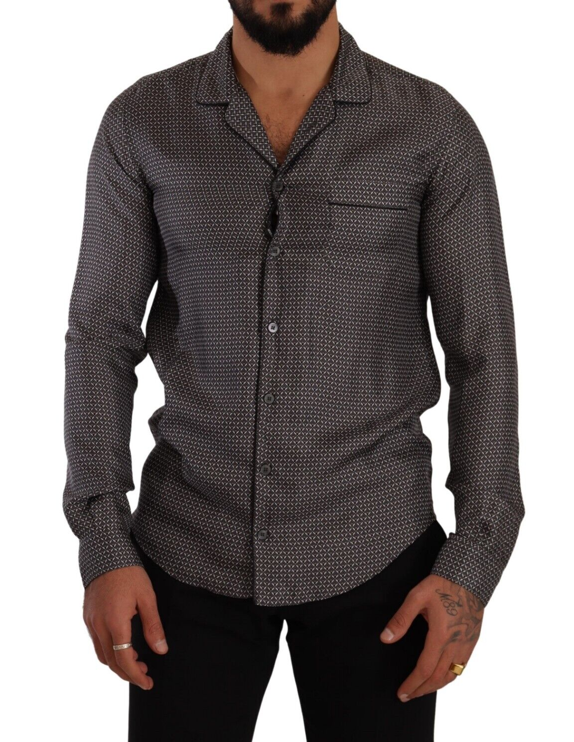 Dolce & Gabbana Elegant Silk Button Down Shirt