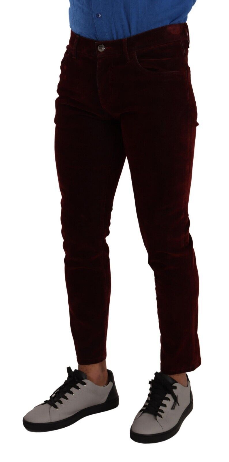 Dolce & Gabbana Bordeaux Slim Fit Skinny Jeans Dolce & Gabbana