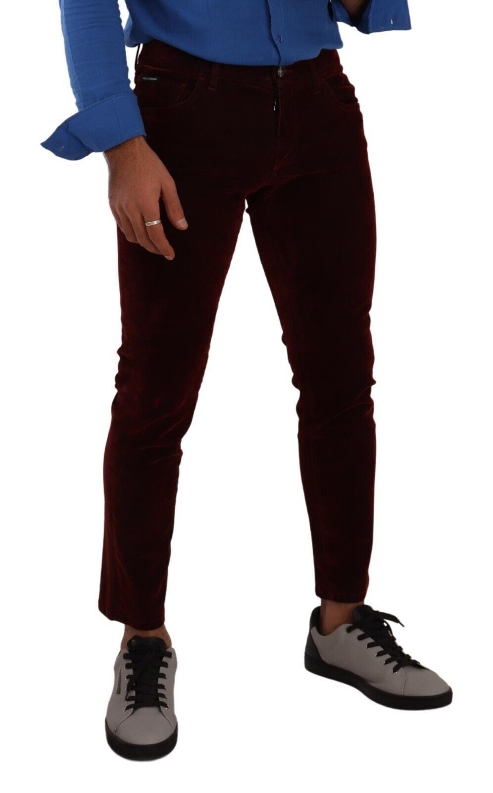 Dolce & Gabbana Bordeaux Slim Fit Skinny Jeans Dolce & Gabbana