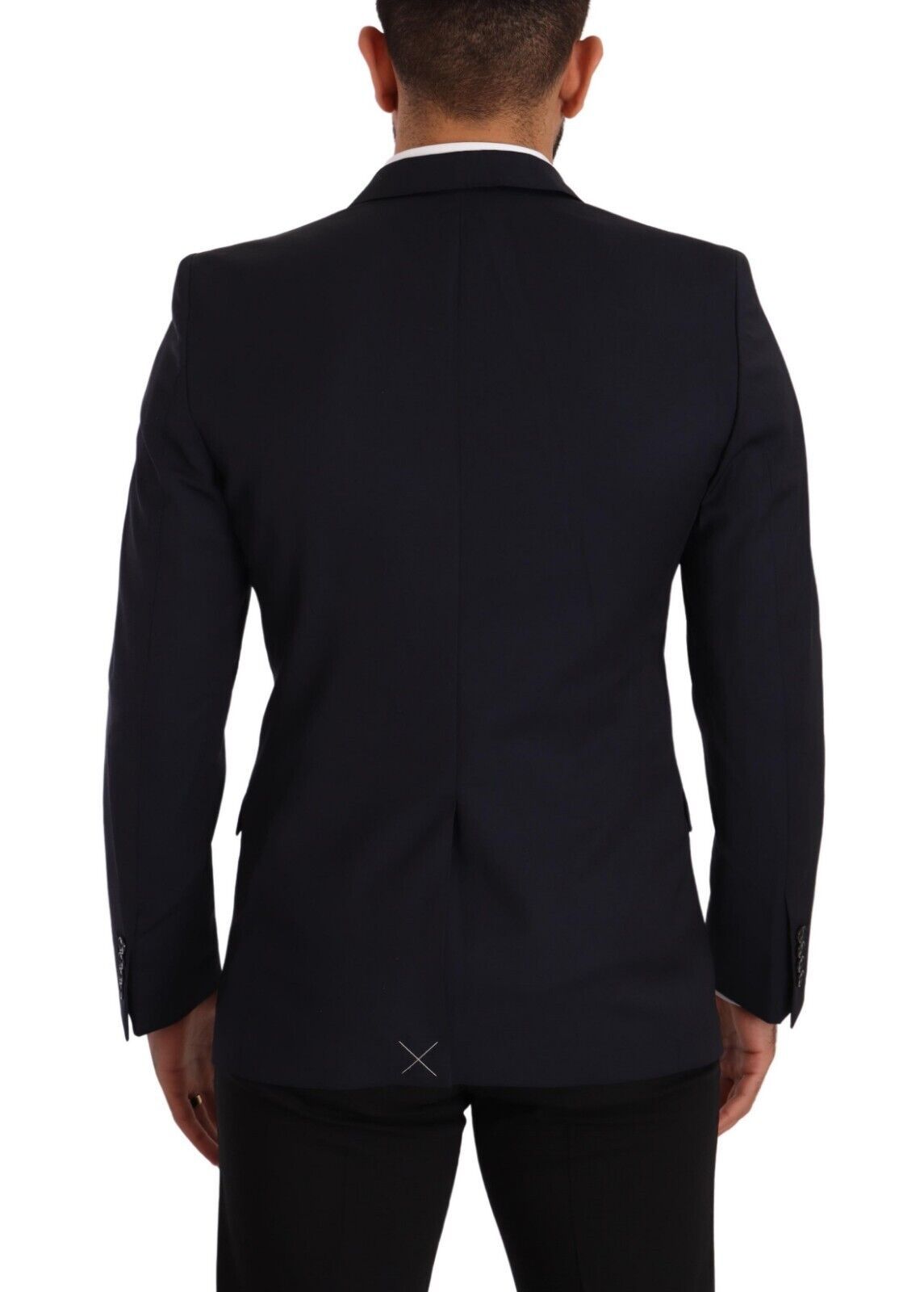 Dolce & Gabbana Sleek Navy Martini Slim Fit Wool Blazer Dolce & Gabbana