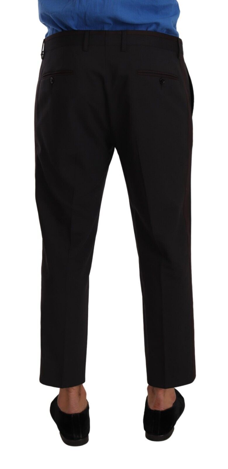 Dolce & Gabbana Elegant Cropped Wool Stretch Pants Dolce & Gabbana