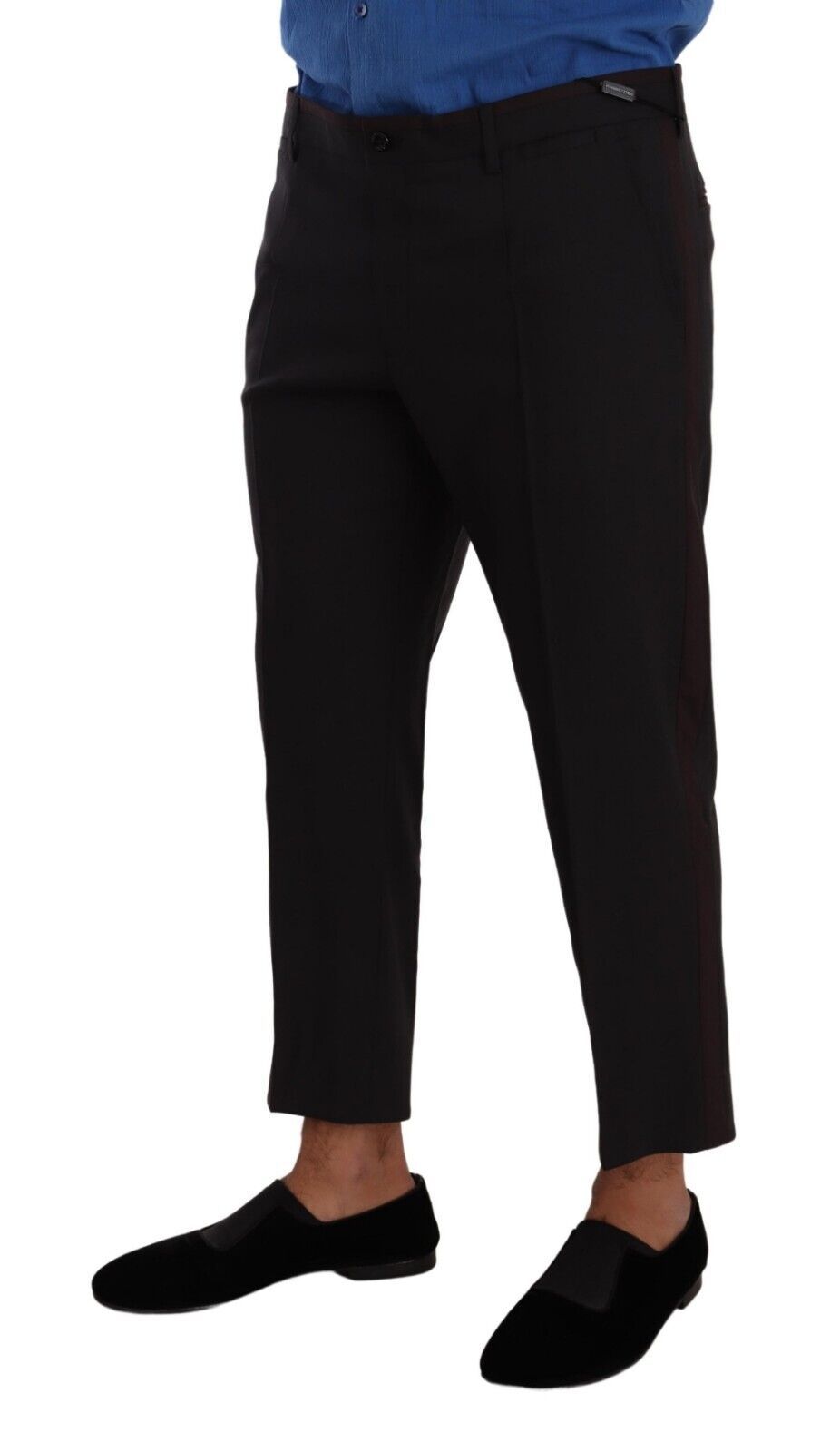 Dolce & Gabbana Elegant Cropped Wool Stretch Pants Dolce & Gabbana