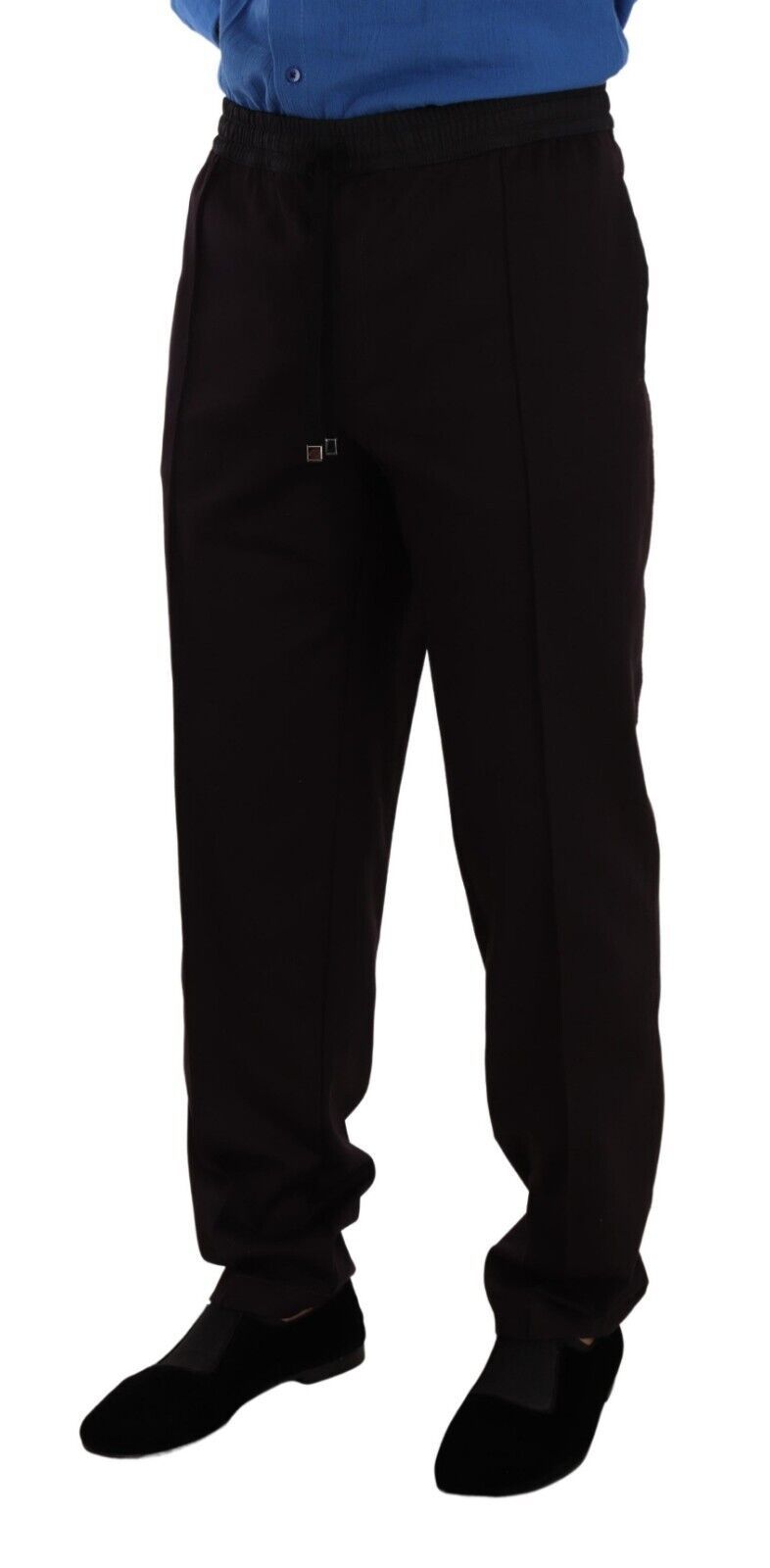 Dolce & Gabbana Elegant Burgundy Cotton Joggers Dolce & Gabbana