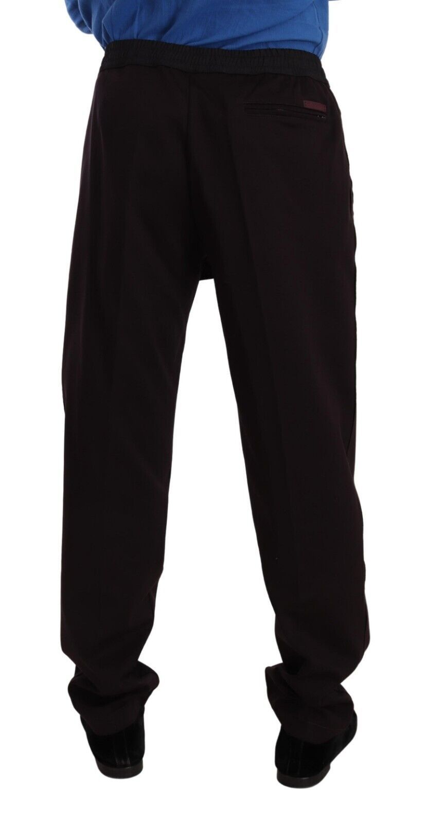 Dolce & Gabbana Elegant Burgundy Cotton Joggers Dolce & Gabbana