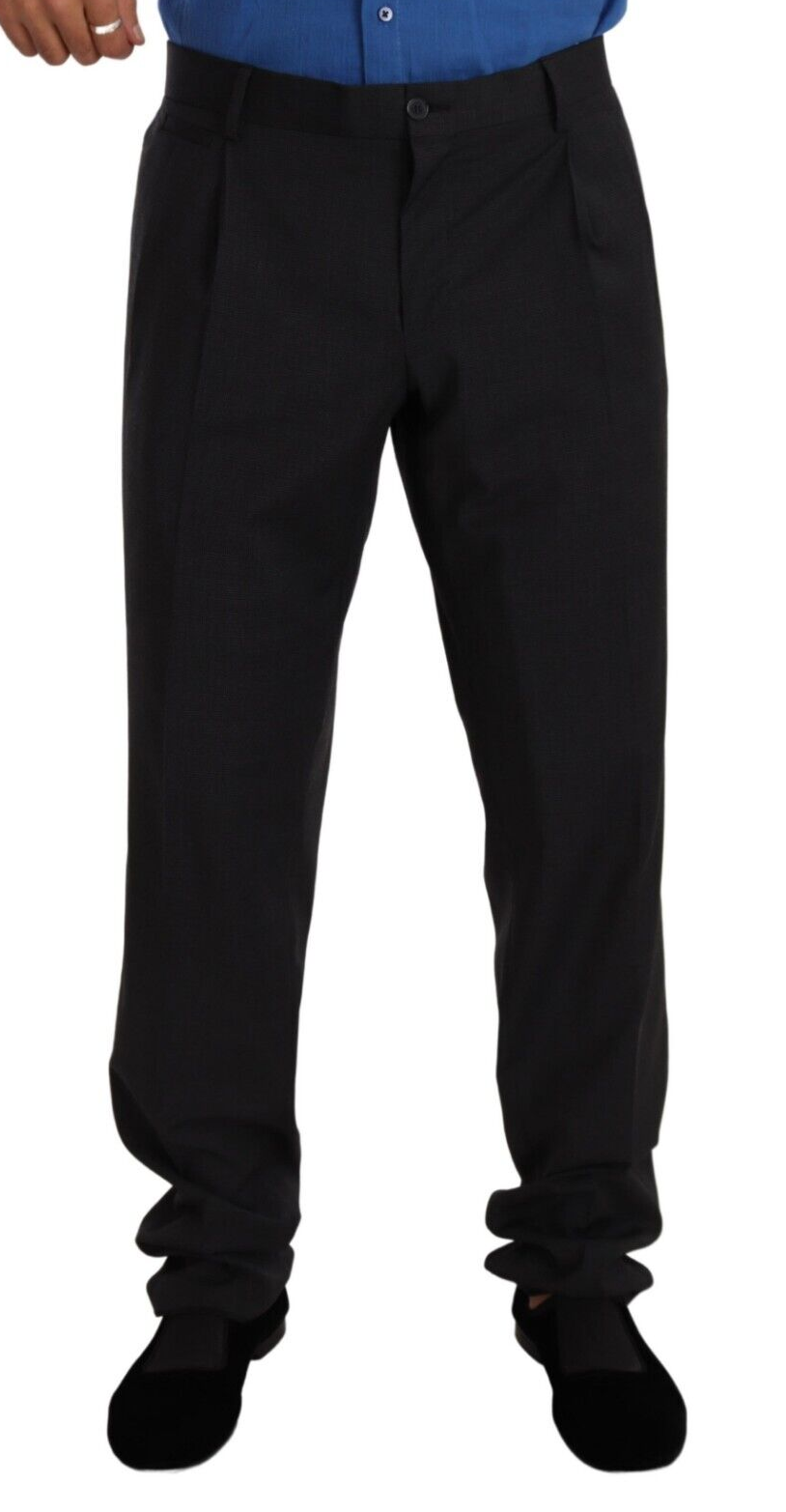 Dolce & Gabbana Elegant Gray Formal Men's Trousers Dolce & Gabbana