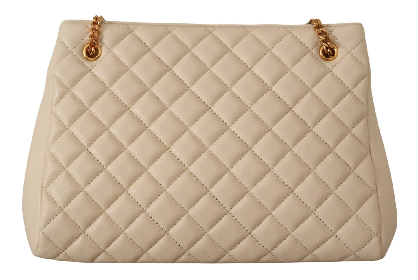 Versace Elegant Quilted Nappa Leather Tote Versace