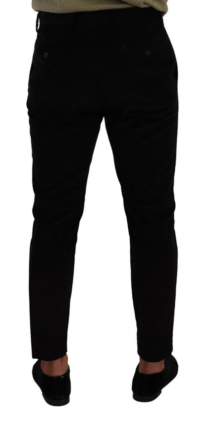 Dolce & Gabbana Elegant Slim Fit Corduroy Skinny Pants Dolce & Gabbana