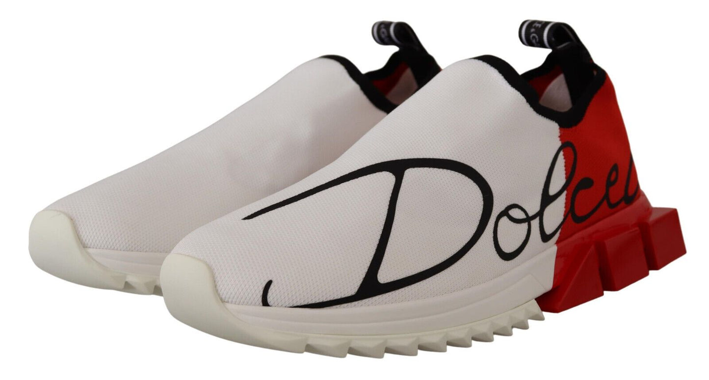 Dolce & Gabbana Elegant Sorrento Sneakers in White Dolce & Gabbana