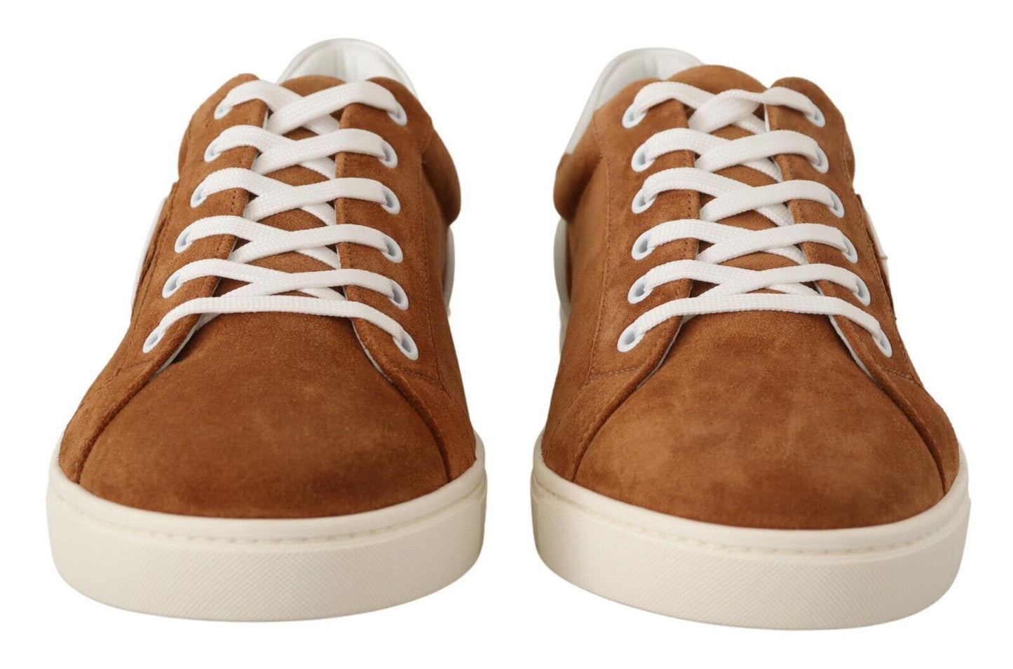 Dolce & Gabbana Elegant Two-Tone Leather Sneakers Dolce & Gabbana