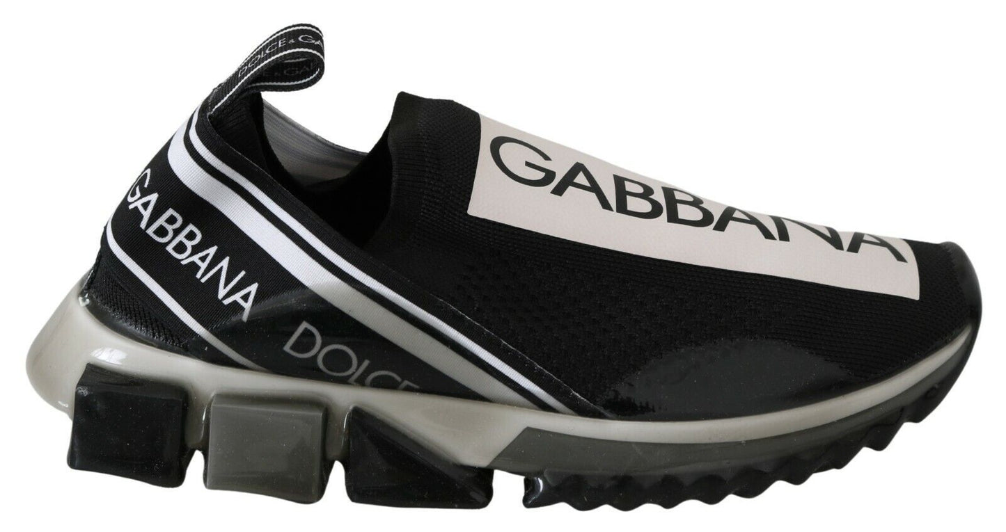 Dolce & Gabbana Dapper Black Casual Sport Sneakers Dolce & Gabbana