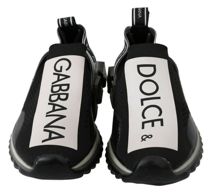 Dolce & Gabbana Dapper Black Casual Sport Sneakers Dolce & Gabbana