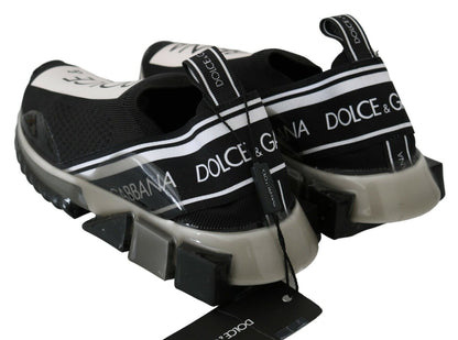 Dolce & Gabbana Dapper Black Casual Sport Sneakers Dolce & Gabbana