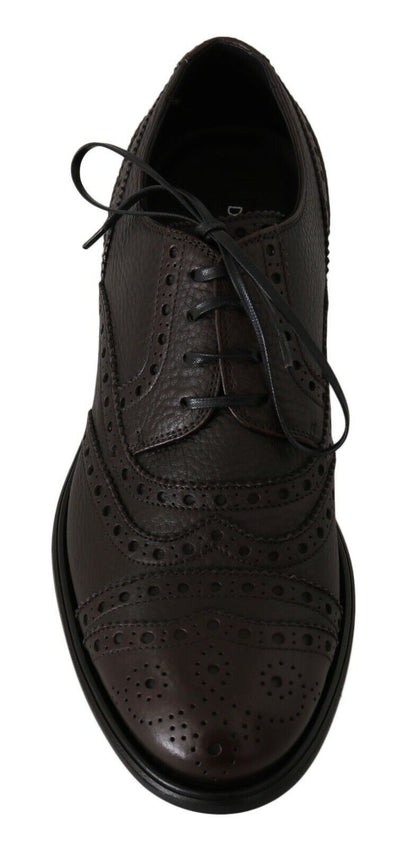 Dolce & Gabbana Elegant Wingtip Derby Dress Shoes Dolce & Gabbana