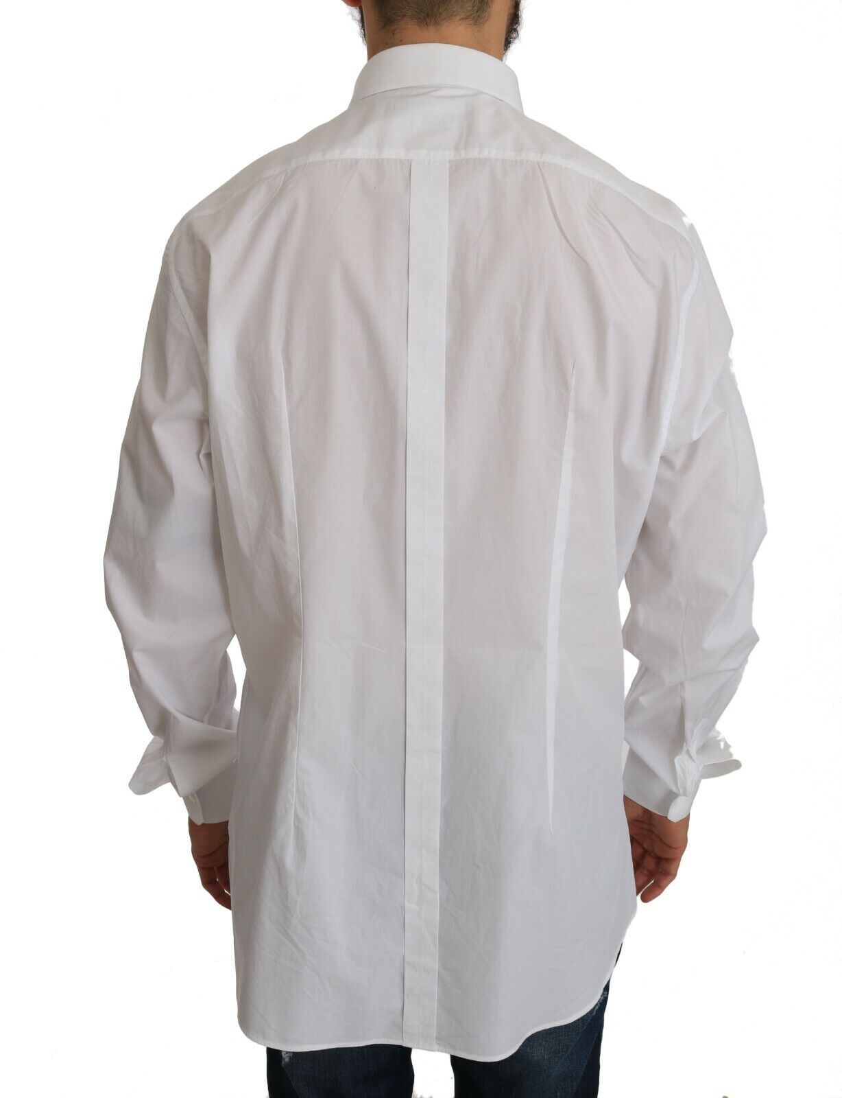 Dolce & Gabbana Exclusive White Slim Fit Formal Shirt Dolce & Gabbana