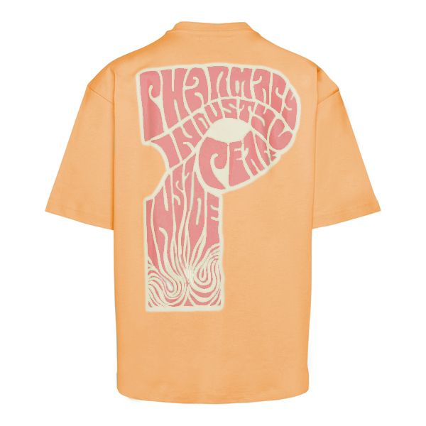 Pharmacy Industry Vibrant Orange Graphic Crewneck Tee Pharmacy Industry