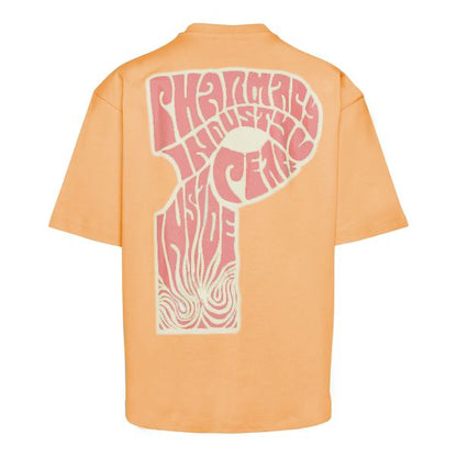 Pharmacy Industry Vibrant Orange Graphic Crewneck Tee Pharmacy Industry